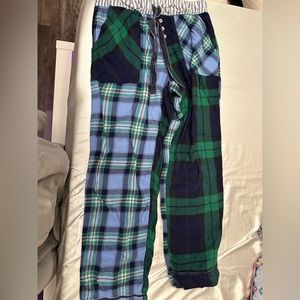 Aerie Pj Pants Green and Blue